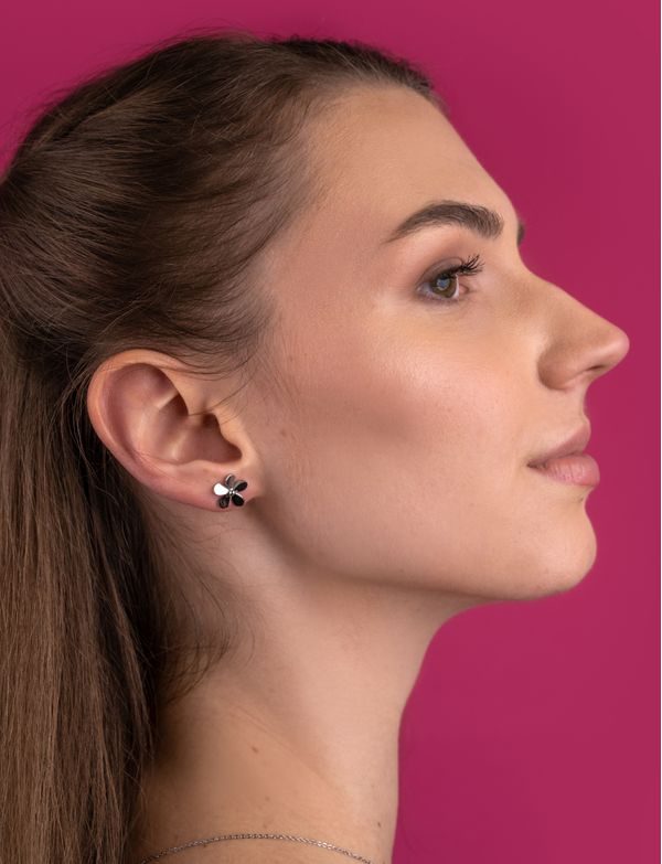 Fleurette Silver earrings