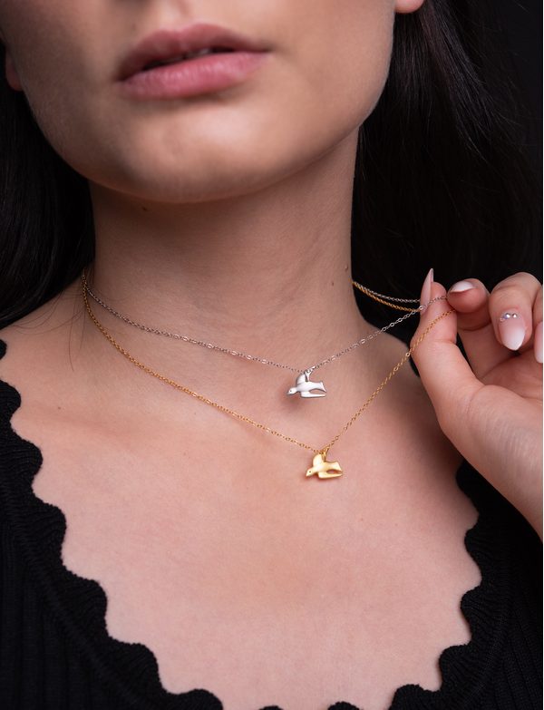 Dove Silver Necklace