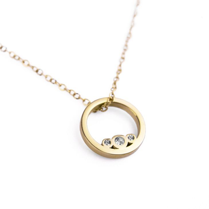 Ringy Gold Necklace