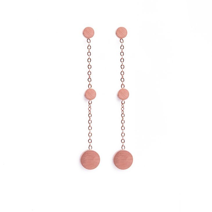 Vuch - Dotty Rose Gold Earrings - VUCH - Earrings - Jewellery and watches,  Women