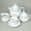 Tea set for 6 persons, Thun 1794 Carlsbad porcelain, MENUET 80289