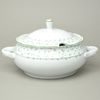 NATÁLIE zelené kvítky: Mísa polévková 2,7 l, Thun 1794, karlovarský porcelán