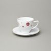 Christmas Lea: Cup 140 ml + saucer 13 cm, Thun Carlsbad Porcelain
