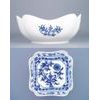 Salad dish square deep 24 cm, Original Blue Onion Pattern