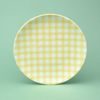 Dinner plate 24 cm, yellow, G. Benedikt 1882