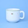 Mug 400 ml, Benedikt red flowers + green, G. Benedikt 1882