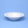 Talíř hluboký 22 cm (450 ml), ELLA modré proužky, Thun 1794, karlovarský porcelán