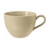 Beat sand-beige color glaze: Cup breakfast 350 ml, Seltmann porcelain