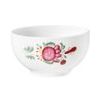 Bowl 13 cm / 500 ml, Amina ostfriesenrose, Tettau porcelain