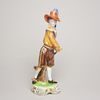 Three Musketter - D'Artagnan 22 cm, Porcelain Figures Unterweissbacher