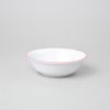 Red line: Bowl compot 14 cm, rokoko white, Cesky porcelan a.s.