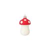 Christmas Glass Fly Agaric Mushroom Ornament (Small), 6 cm, Czech Ornaments MIJA
