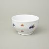 Rice bowl 13 cm, Thun 1794 Carlsbad porcelain, BERNADOTTE plums and flowers