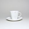 Coffee cup and saucer 150 ml, Thun 1794 Carlsbad porcelain, TOM 29951