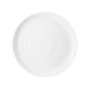 Terra WHITE: Club plate / dish round flat 31 cm, Seltmann porcelain