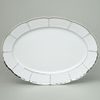 Dish oval 36 cm, Thun 1794, karlovarský porcelán, MENUET platinum