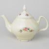 Tea pot 1,2 l, Thun 1794 Carlsbad porcelain, BERNADOTTE ivory + flowers