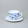 Šálek 250 ml a podšálek 15 cm Milada, Fragmenty cibuláku, modrá, Český porcelán a.s.