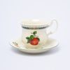 Cup 0,2 l + sacuer 15 cm, fruits ivory, Leander Loučky