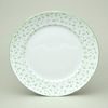 Dinner plate 26 cm, Thun 1794, karlovarský porcelán, Natálie green flowers