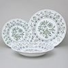 Plate set for 6 persons, Green Onion Pattern, Cesky porcelan a.s.