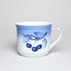 Mug warmer 0,6 l, Thun 1794 Carlsbad porcelain, BLUE CHERRY