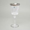 Astra Gold: Wine glass 298 ml, crystal, Royal Platinum Embossed L. decor