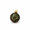 Christmas Tree Decoration Ball, 6 cm Green, Czech Glass christmas decorations