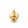 Christmas Tree Decoration Heart, Champagne, Czech Glass christmas decorations