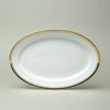 511: Mísa oválná 32 cm, Sabina, zlatý proužek, Leander Loučky