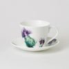 Thistle: Breakfast Cup 420 ml and Saucer 17 cm, Roy Kirkham fine bone china