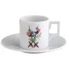 Šálek 50 ml espresso + podšálek - Fantazie mečů, Míšeňský porcelán