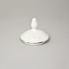 Lid for 300 ml sugar bowl, Thun 1794, karlovarský porcelán, BERNADOTTE frost on IVORY