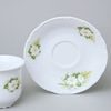 Saucer 14,5 cm, Thun 1794, karlovarský porcelán, CONSTANCE 80262 Daisy
