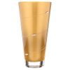 Silhouette Gold Conical vase 25 cm, Swarovski Crystal, DIAMANTE