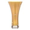 Silhouette - Gold Hollow Sided vase 25 cm, Swarovski Crystal, DIAMANTE