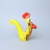 Rooster – solid glass, 21 cm, GlasStar Bohemia Glass