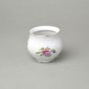 Hořčičník (malá cukřenka) 150 ml - spodek, Thun 1794, karlovarský porcelán, BERNADOTTE míšeňská růže