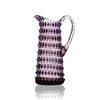 Crystal Jug 1200 ml, Amethyst - Polka Dot, Kvetna 1794 Glassworks