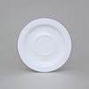 Olga: Saucer 19 cm black edge, Český porcelán a.s.