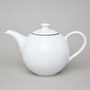 Olga: Pot tea Sonne 1,8 l with black line, Cesky porcelan a.s.
