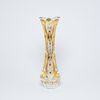 Crystal Cut Vase, 255 mm, Gold + Enamel, Jahami Bohemia