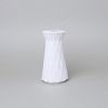 Vase mini Diamond White (shape 3), White + Black Dots, 13 cm, Goldfinger Porcelain