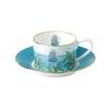 Blenheim Palace - Indian Room: Cup 200 ml and saucer breakfast (Blue), English Fine Bone China, Roy Kirkham