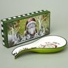 Odkládací lopatka 21 x 10 cm, Santa Claus, nový kostní porcelán, EGAN