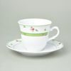 Cup 200 ml + saucer 155 mm, Thun 1794 Carlsbad porcelain, MENUET 80289