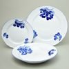 Plate set for 6 pers., Cesky porcelan a.s., Blue cherry