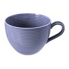 Beat lilac blue: Cup breakfast / milk 350 ml, Seltmann porcelain