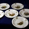 Sonata hunting: Plate dining 25 cm, 6 pcs., Leander 1907