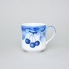 Mug 0,35 l, Thun 1794 Carlsbad porcelain, BLUE CHERRY